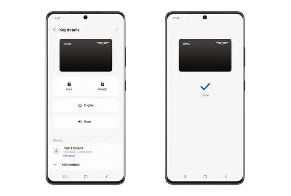 روشن و قفل کردن خودرو با گوشیهای گلکسی سامسونگ