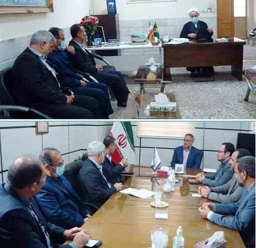 دیدار مدیرعامل شرکت آب و فاضلاب استان مرکزی با امام جمعه و سرپرست فرمانداری شهرستان دلیجان