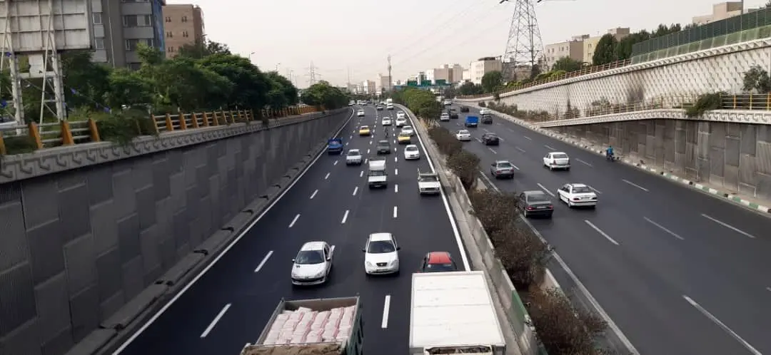 ترافیک روان تر و محورهای عبوری ایمن تر در معابر شرق تهران 