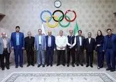 دیدار رئیس کمیته ملی المپیک با رئیس جدید کمیته بین‌المللی المپیک
