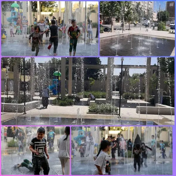 احیاء، راهاندازی آبنمای بوستان سید ملک خاتون در منطقه ۱۵