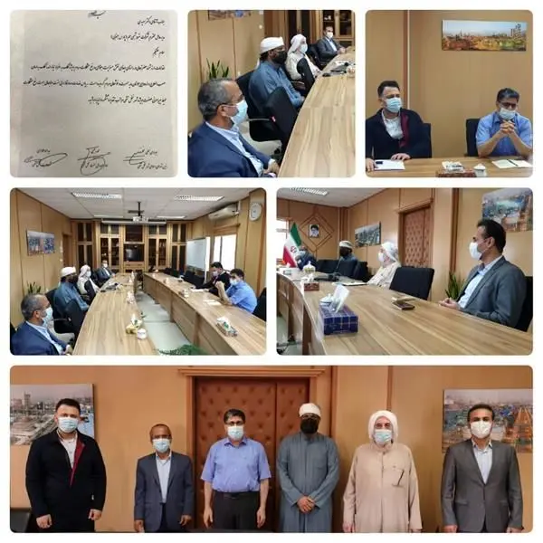 رییس شورا، شهردار و امام جمعه نخل تقی با مدیر عامل پتروشیمی جم دیدار کردند