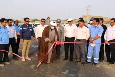 بهسازی جاده‌های دسترسی به چاه‌های سرخون و گشوی جنوبی