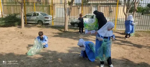 پاکسازی بوستان های جنگلی از زباله های زیست محیطی در منطقه19