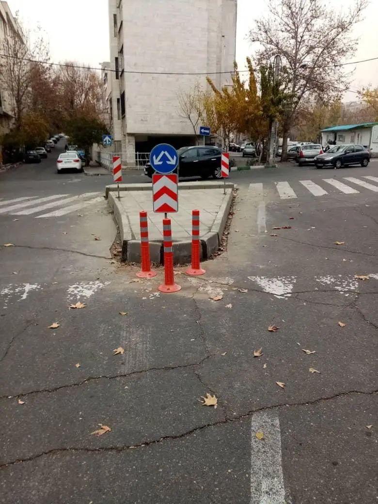 نقطه حادثه خیز تقاطع جلفا- مجتبایی رفع شد

