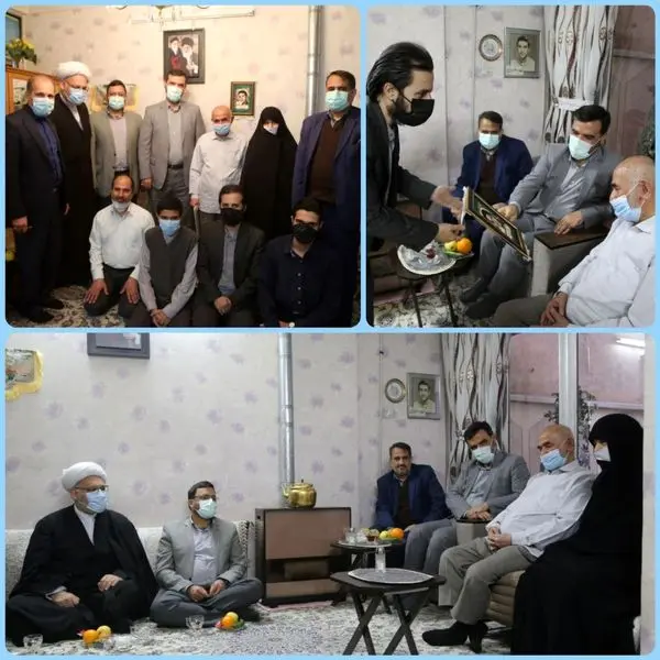  دیدار شهردار منطقه 15 با خانواده معظم شهید علی سلیمی پور