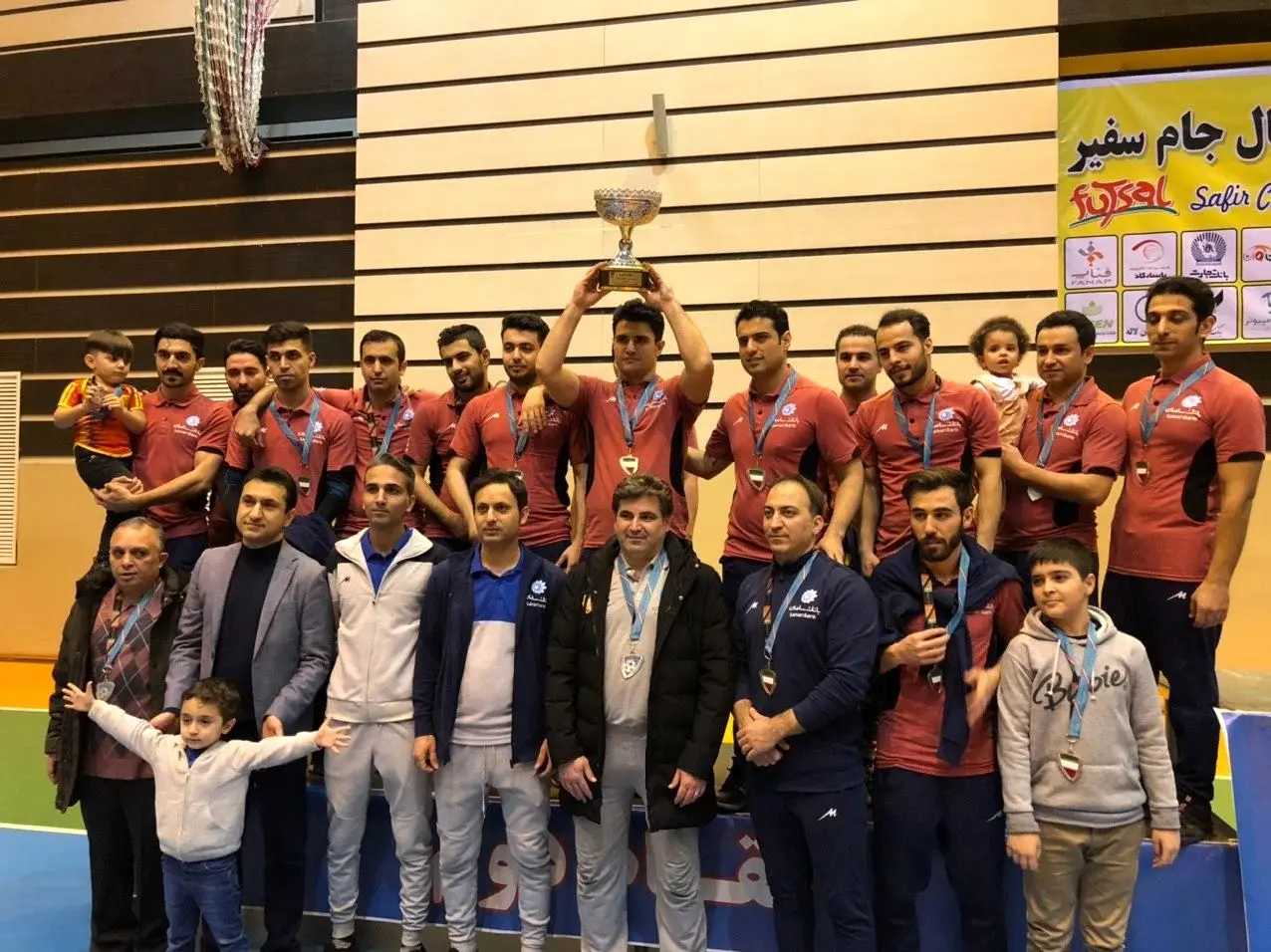  نایب‌قهرمانی تیم فوتسال بانک سامان در جام سفیر


