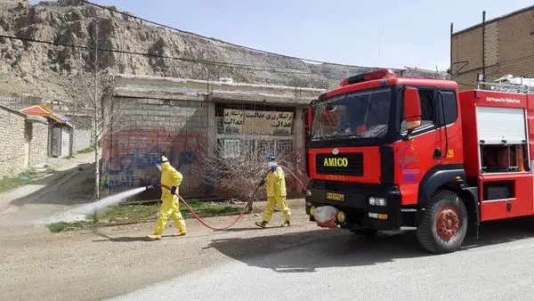 ضدعفونی 24 ساعته معابر عمومی منطقه