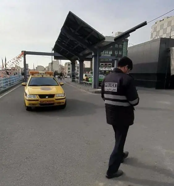 اجرای طرح گشت نظارتی تاکسیرانی در منطقه ۱۳