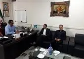 دیدارمدیر مخابرات منطقه مرکزی با سرپرست معاونت هماهنگی امورعمرانی استانداری مرکزی