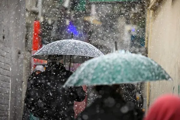 ششمین بارش زمستانی، منطقه یک را در کمتر از یک ساعت سفیدپوش کرد