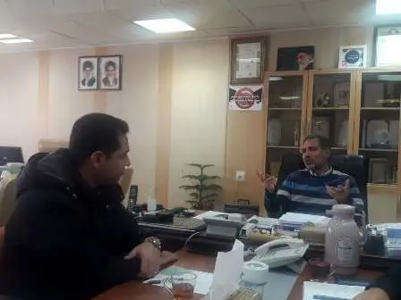 دیدار مدیر مخابرات منطقه مرکزی با شهردار کمیجان

