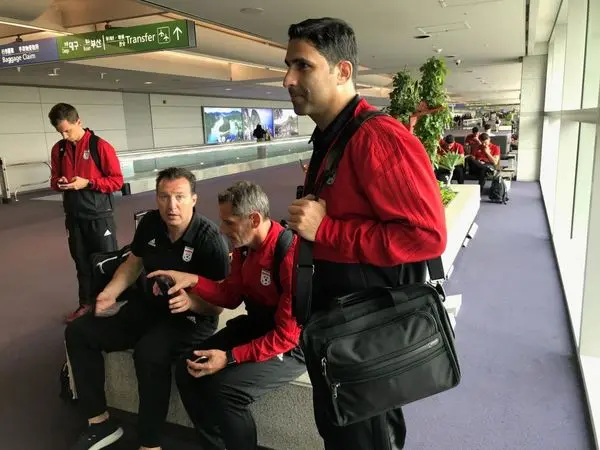 ورود کاروان تیم ملی فوتبال به سئول+عکس