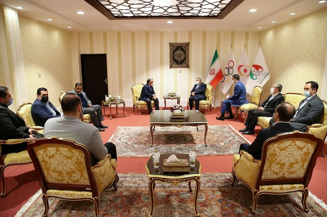 دیدار رئیس فدراسیون جهانی پرورش اندام با دکتر صالحی امیری