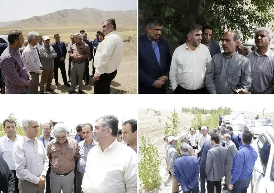 بازدید از پروژه های آب و فاضلاب در شهرستان اراک مقصد بعدی مدیر عامل آب و فاضلاب کشور