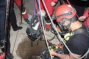 سقوط مرگبار کارگر جوان به چاه