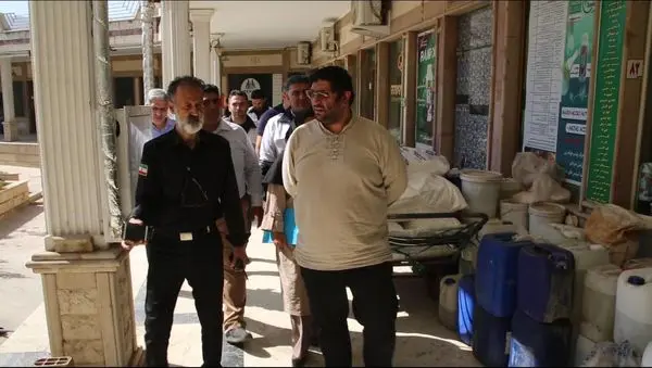 تمهیدات لازم جهت رفع موانع ایمنی بازار گل امام رضا(ع) و بازار مواد شیمیایی کیمیا