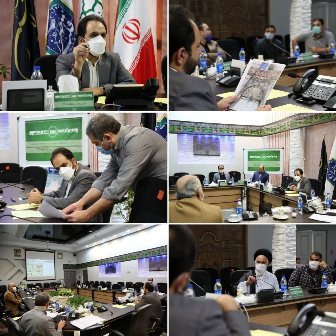 ملاقات مردمی در منطقه ۱۲، هم‌زمان با هفته دفاع مقدس

