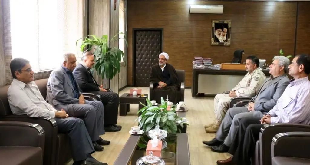 دیدار مدیر کل شیلات هرمزگان بارئیس کل دادگستری استان