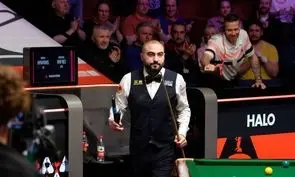 «وفایی» مرد شماره یک اسنوکر جهان را شکست داد