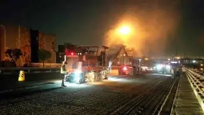 پخش و اجرای 18 هزار تن آسفالت در بزرگراه شهید ستاری