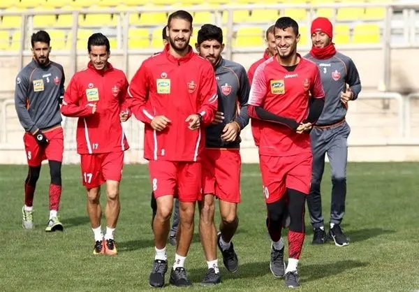 برگزاری تمرین پرسپولیسی ها در مجموعه درفشی‌فر