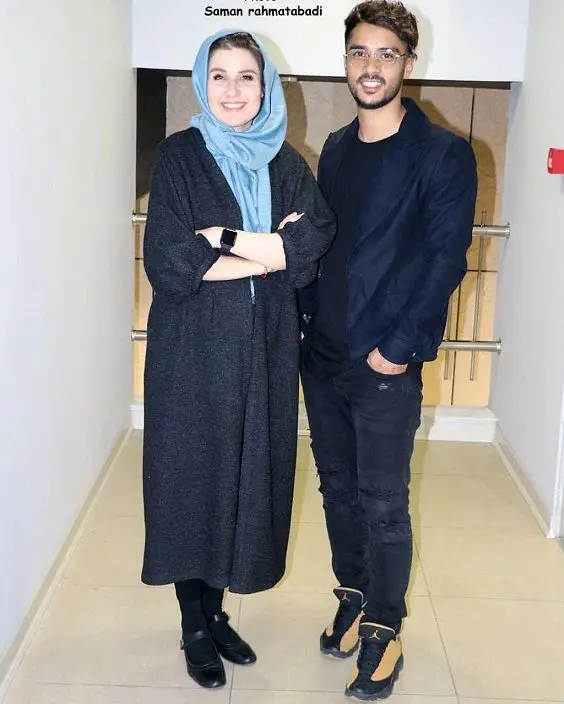 آقای بازیگر مشهور و همسر هنرپیشه خارجی اش+عکس
