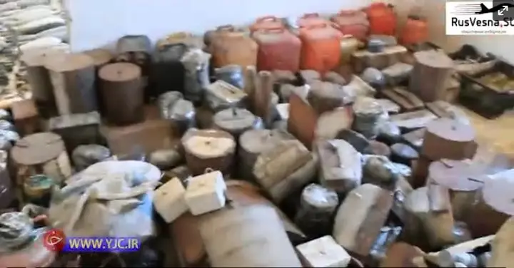 
در انبار مخفی تازه کشف‌شده تروریست‌ها چه می‌گذرد؟ + عکس
