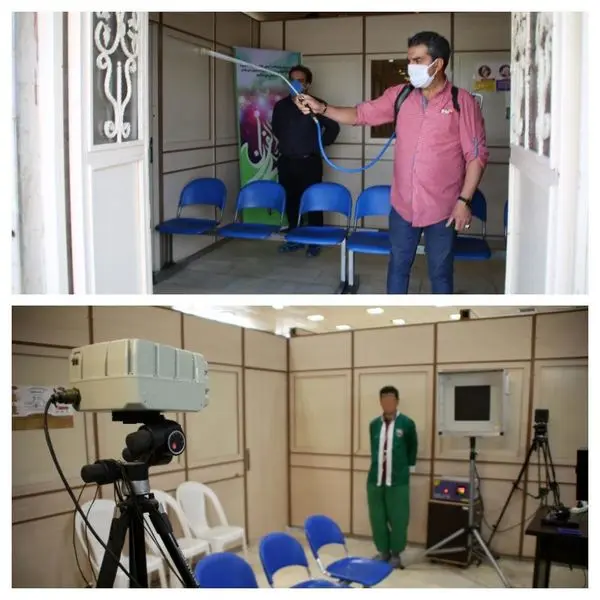 اجرای طرح غربالگری مدد جویان پیش از ورود  به  گرمخانه خاوران منطقه 15

