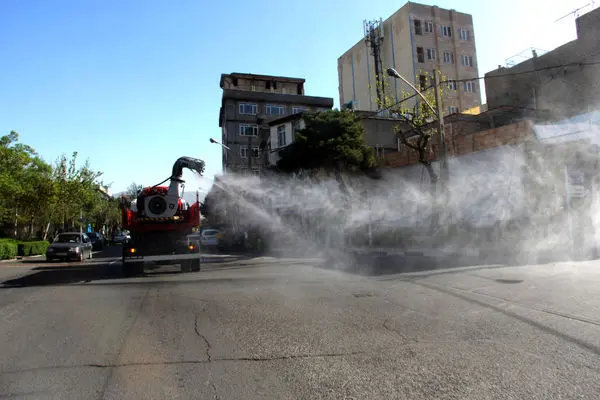 آغاز مرحله جدید ضد عفونی همزمان محلات 20 گانه منطقه چهار تهران