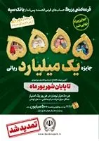 جشنواره قرعه‌کشی حساب‌های قرض‌الحسنه پس‌ انداز بانک سپه تا پایان شهریورماه تمدید شد

