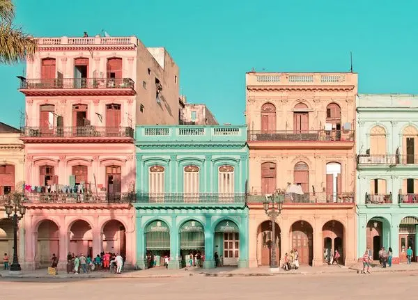 خانههای رنگارنگ در کوبا+ عکس