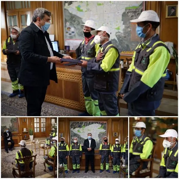 تهران مدیون تلاشهای پاکبانان زحمتکش است