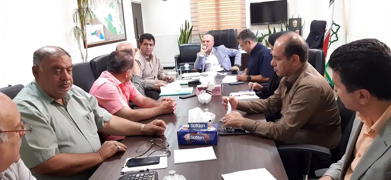 برگزاری نشست پیشرفت پروژه های خدمات شهری در دست احداث