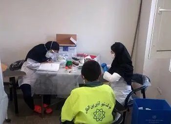 سلامت کارگران منطقه 2 غربالگری شد