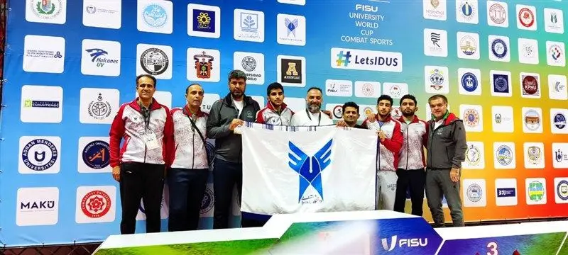 پایان کار کشتی فرنگی دانشجویان با کسب 5 مدال