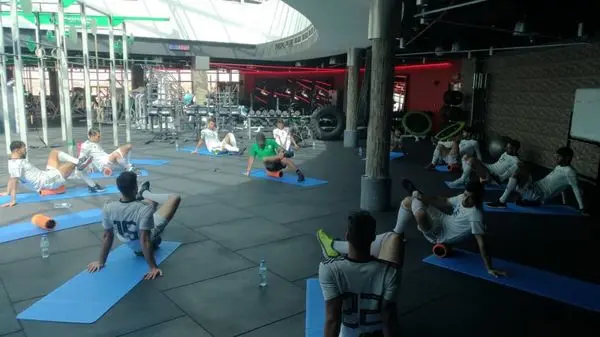 تمرین صبحگاهی ملی پوشان