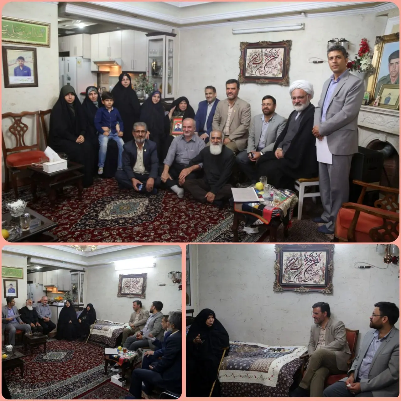  دیدار شهردار منطقه 15 با خانواده معظم شهید مجید قدوسی مقدم 
