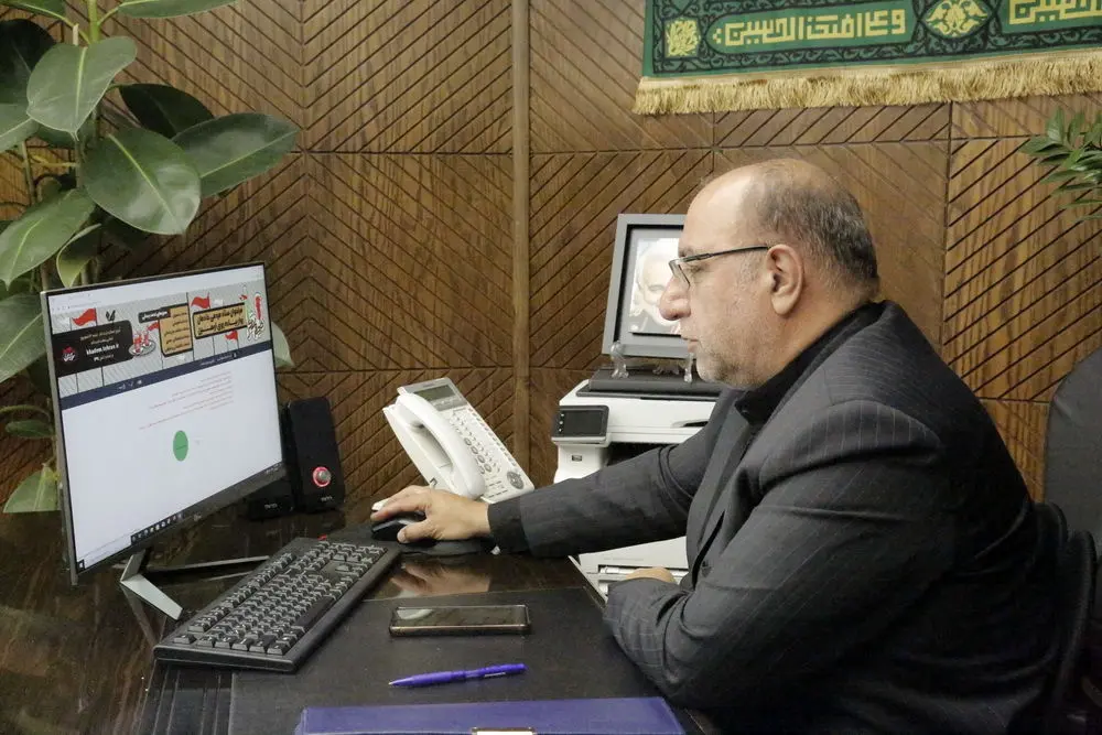 ثبت نام شهردار منطقه ۲۱ در سامانه خادم منتظر