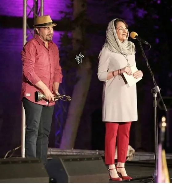 هانیه توسلی و رضا عطاران در کنار یکدیگر + عکس