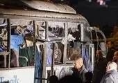 لحظه وحشتناک بلعیده شدن اتوبوس توسط گودال عمیق