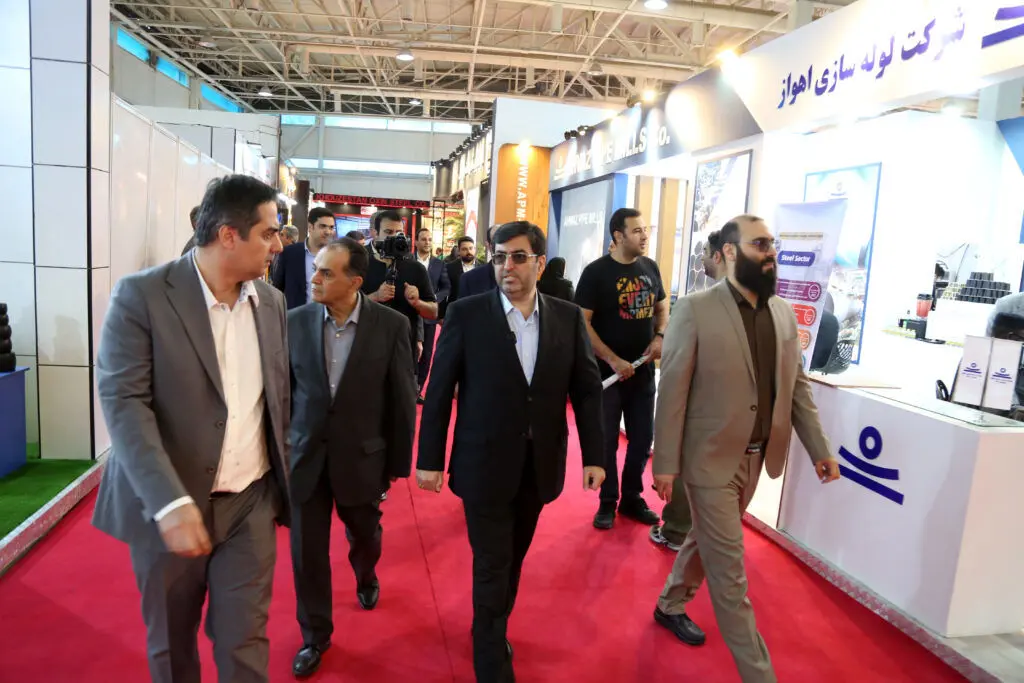 حضور مهدی عبوری در افتتاحیه نمایشگاه ایران اکسپو ۲۰۲۴ و بازدید از غرفه‌های نمایشگاه