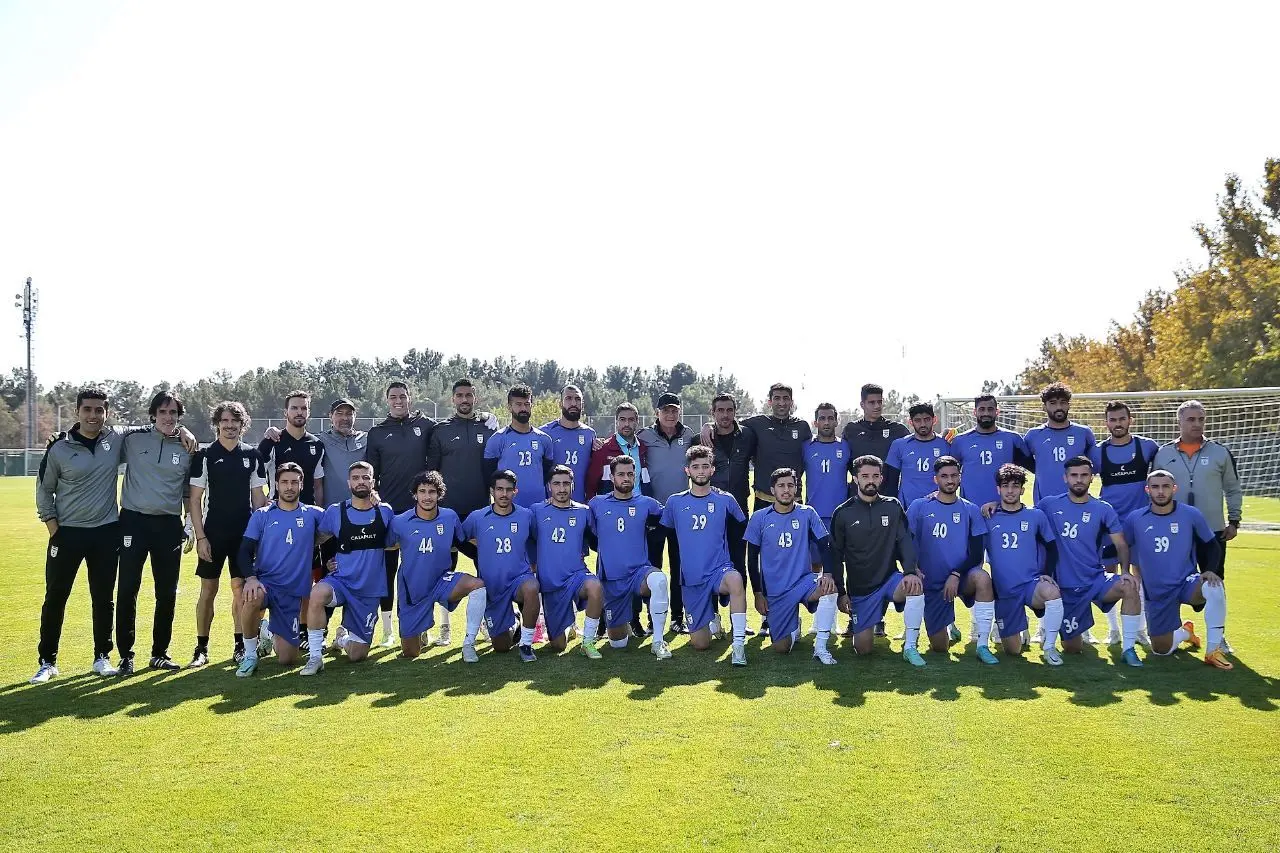 حضور مهدی رحمتی و خسرو حیدری در تمرین تیم ملی