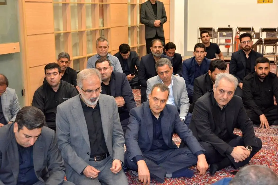 برگزاری مراسم عزاداری تاسوعا و عاشورای حسینی در بانک صنعت و معدن

