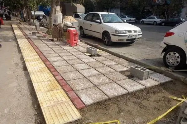 پیاده‌راه‌های کوی نصر استاندارد می‌شود

