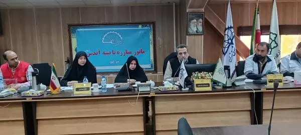 برگزاری مانور دورمیزی با عنوان "مقابله با پشه آئدس"