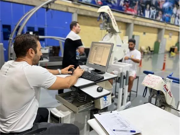 اعضای تیم ملی تنیس آقایان تست دادند