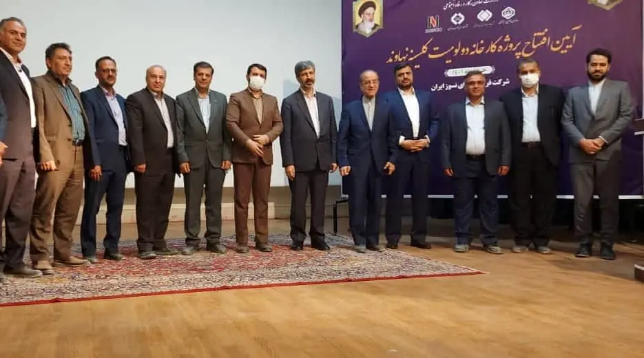 وزیر تعاون، کار و رفاه اجتماعی، کارخانه دولومیت نهاوند را افتتاح کرد 