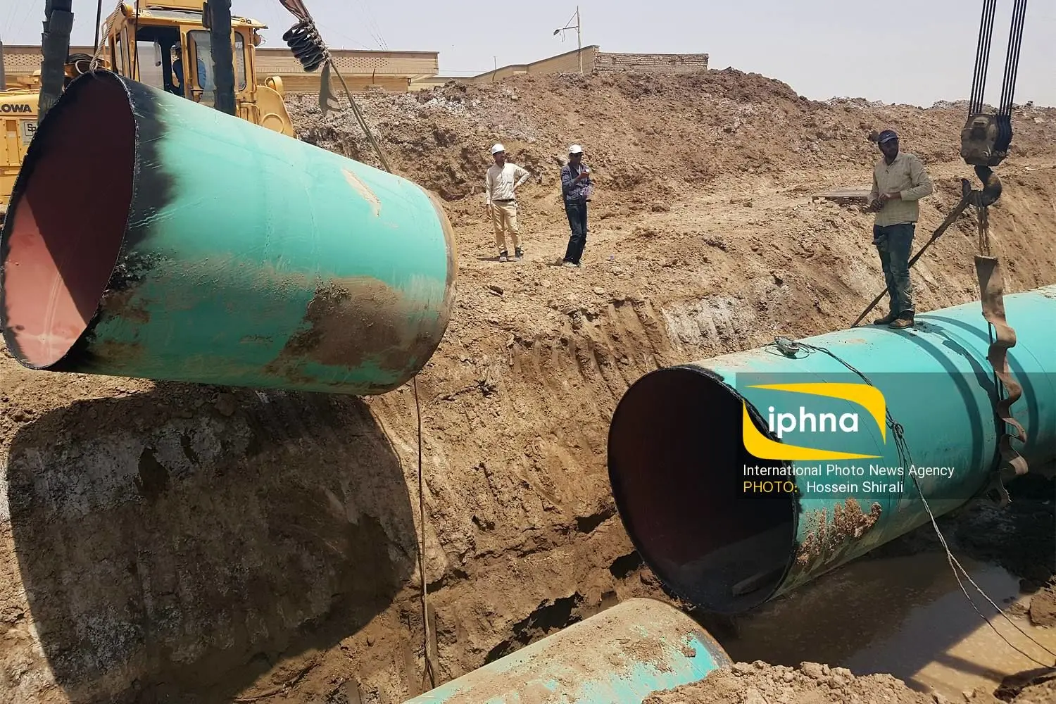 لوله گذاری آب شرب منطقه خرمشهر و آبادان