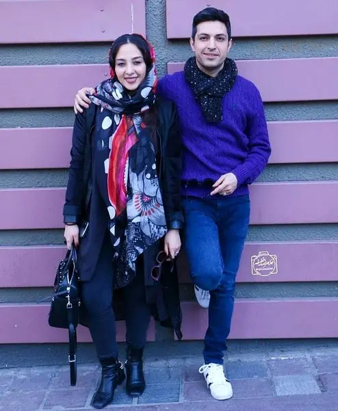 تیپ متفاوت زن و شوهر بازیگر در یک مراسم+عکس
